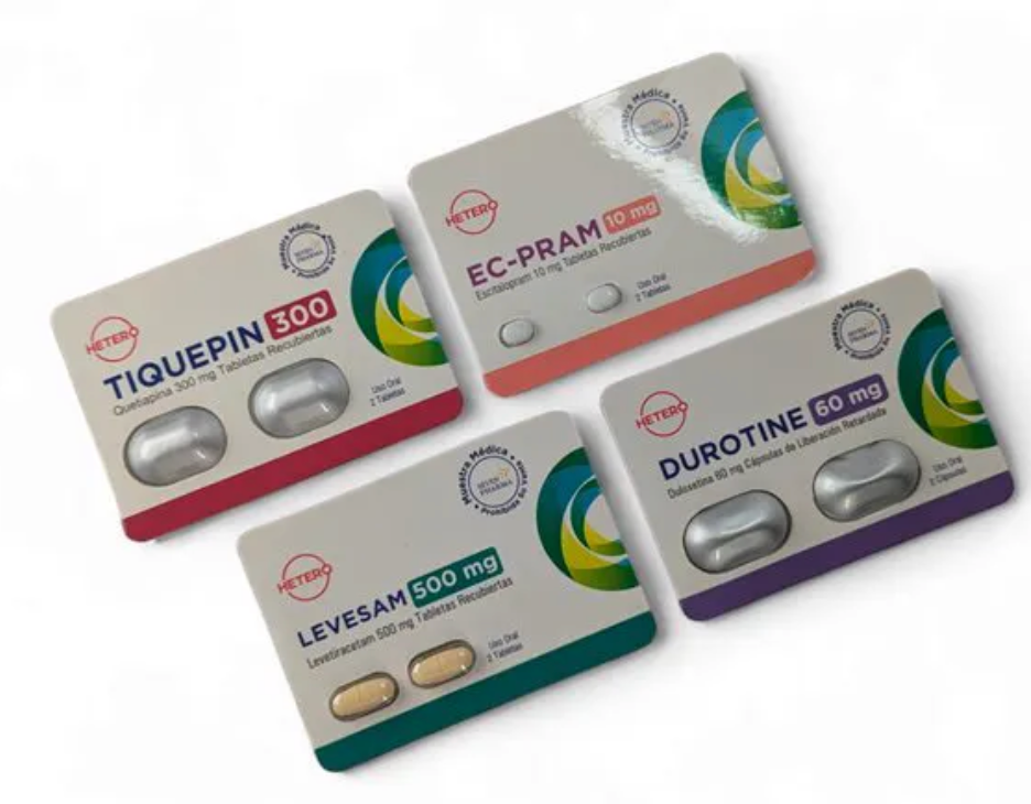 EMPAQUES MUESTRAS MEDICAS HETERO LABS