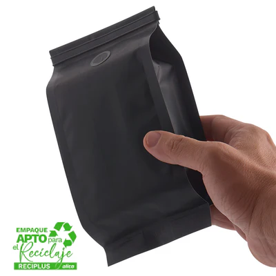 Bolsa cuatro selles RECIPLUS Negra Mate