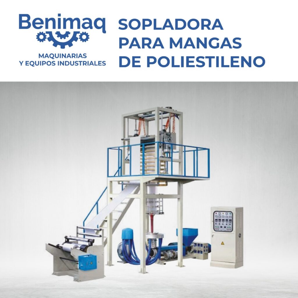 SOPLADORAS PARA MANGAS DE POLIESTILENO