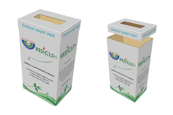 CAJAS 55 GALONES 100% MATERIAL RECICLADO