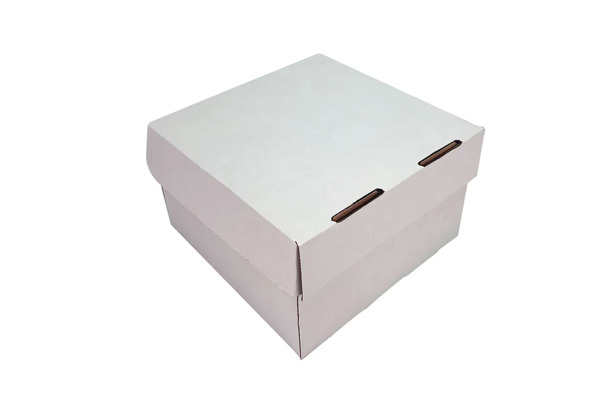 Caja de cartón para Bizcocho 1/4 Lb. (8 X 8 X 5") 7.99x7.99x5in