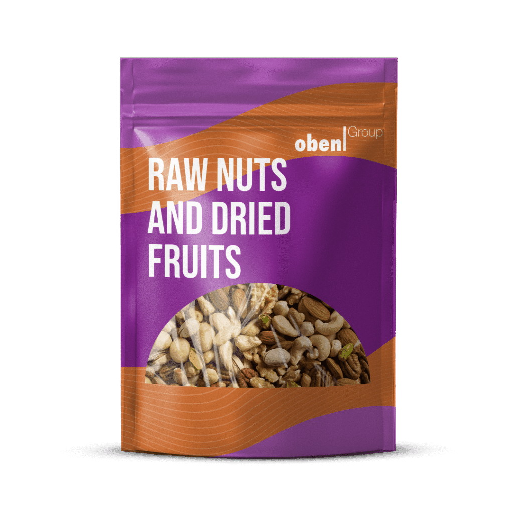 PELÍCULAS PARA BOLSAS DE SNACKS FRITOS Y HORNEADOS, FRUTOS SECOS Y NUECES VFFS, Empaques stand up pouch