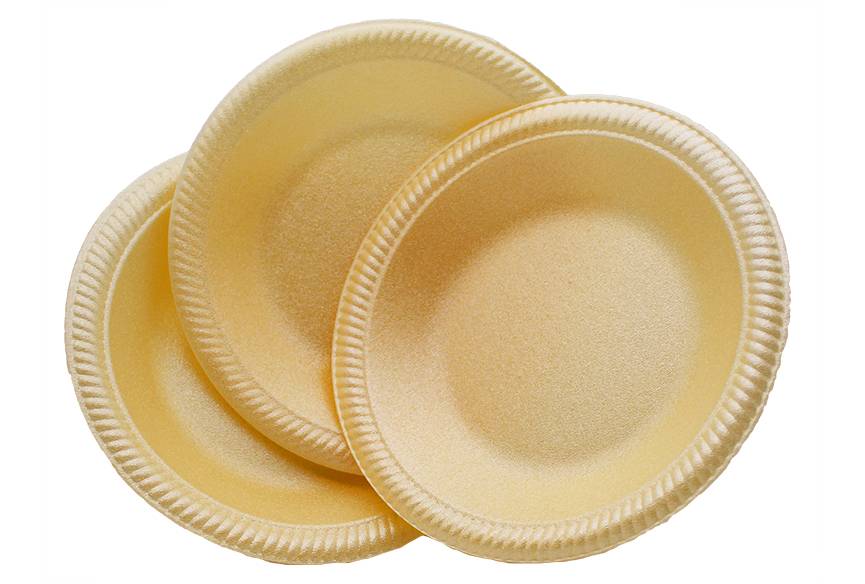 PLATO NO. 6, MEDIDAS ENVASE: 6"X0.89" EMPAQUE: FARDO