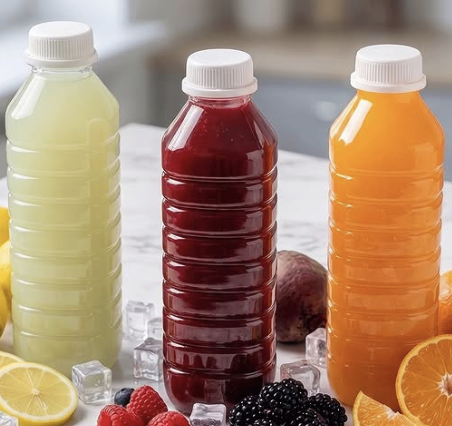 ENVASE DE PLÁSTICO PARA JUGOS