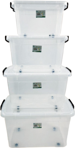 CAJA ORGANIZADORA MULTIUSOS CON RUEDAS 72L