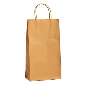 Fundas de Papel 7C con Asa 13.0 x 7.09 x 4.33" (50 uds)